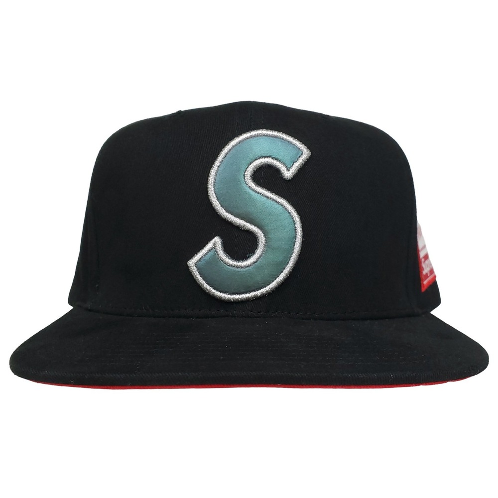 Supreme x Mitchell & Ness Snapback Hat Cap Iridescent 3D Logo‎ 1994-2021 New
